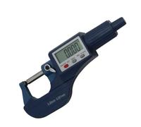 Micromètre, Micromètre à tube à tête ronde double numérique 0-25/25-50/50-75/75-100 mm Tube Micromètre Pied à coulisse Outils de mesure, Outil de mesure précis(0-25mm)