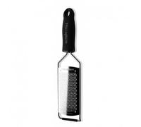 Microplane Râpe de cuisine Gourmet MIC45004E – Fine pour fromage, agrumes – Noir, inox