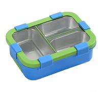 Microwave Safe Box 700ml with Cutlery Set Microwave Safe Box(Blue)