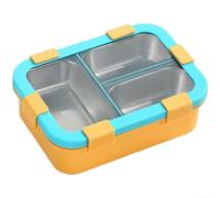 Microwave Safe Box 700ml with Cutlery Set Microwave Safe Box(Yellow)