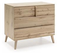 Micuna Commode bébé 4 tiroirs - Naturel