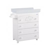 Micuna Commode table à langer baignoire - Blanc