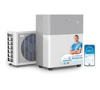 MIDEA Climatiseur PortaSplit Mobile Silencieux 4-in-1| 12000 BTU | Chauffage et Climatisation Portable Prêt à Poser 3,5kW- Clim Mobile avec rafraîchisseur, déshumidificateur, chauffage,ventilateur
