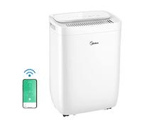 Midea Déshumidificateur 10 l/24 h, déshumidificateur maison moisissure, contrôle WiFi, filtre HEPA, Fresh Dry 10