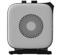 Midea Nty15-19CAE Radiateur soufflant portable en céramique basse consommation 1500W économe en énergie avec thermostat réglable, blanc et noir, 10,2 x 4,0 x 11,2 pouces, 3 kg