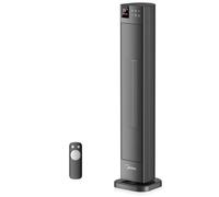 Midea Radiateur Céramique PTC 2000W avec Thermostat et Télécommande, Gris