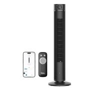 Midea Ventilateur Colonne Silencieux 32dB, Moteur DC 38W, Tour 105cm avec Contrôle Électronique, Design Compact 30x30cm, Gris Titanium FZ10-26ARDW