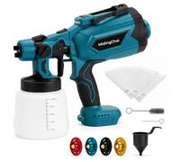 MidingChai Pistolet a Peinture sans Fil 1000 ML, pour Batterie Makita 18V