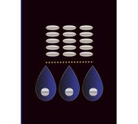 Midnight Abundance Studio Sketchbook: 120 Blank Pages | Large Format 8.5 x 11 Blank Sketchbook | Modern Geometric Cover in Black, Blue, Gold and Silver