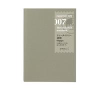 Midori Recharge 007 Carnet de voyage hebdomadaire Format passeport