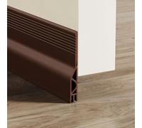Midslinee Marron 100cm Joint de Porte, Bas de Porte Isolant, Boudin de Porte, Auto-adhésif et Peut être Coupé à la Taille, Silicone Bande D'étanchéité Pas Besoin de Coller