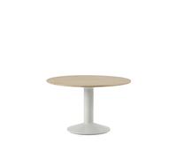 Midst Table de Salle à Manger Ø120 Chêne Huilé/ Gris
