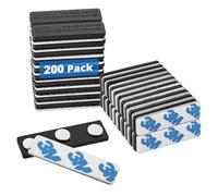 Mifflin - USA - Lot de 200 aimants pour étiquette nominative, 4,4 x 1,3 cm - Porte-badge d'identification de qualité supérieure avec 3 aimants en néodyme extra puissants