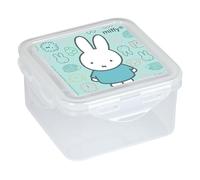 MIFFY FRIENDS - Boîte à déjeuner, sac à déjeuner, qualité et résistance maximale, Recreo, 13 x 13 x 7,5 cm, bleu pastel, M, Décontracté
