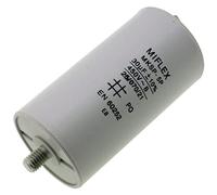 Miflex Condensateur de démarrage Condensateur de Moteur 30 µF 450 V 45 x 83 mm connecteur M8 30 µF