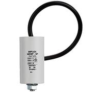 Miflex Condensateur de démarrage Condensateur Moteur 10 µF 450 V 35 x 65 mm câble M8 10 µF