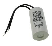 Miflex Condensateur de démarrage Condensateur Moteur 2 µF 450 V 25 x 51 mm câble 2 µF