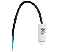 Miflex Condensateur de démarrage Condensateur moteur 3 µF 450 V 25 x 53 mm câble M8 3 µF
