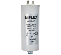 Miflex Condensateur de démarrage Condensateur Moteur 60 µF 450 V 50 x 119 mm connecteur M8 60 µF
