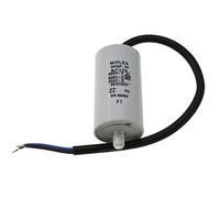 Miflex Condensateur de démarrage Condensateur Moteur 8 µF 450 V 35 x 65 mm câble M8 8 µF