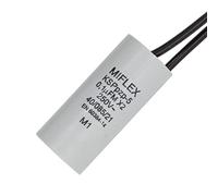 Miflex Condensateur de suppression des interférences | 0,1µF 250V AC I 2-Pin Raccordement I Fil I 0,1uF, I Condensateur contre le scintillement | po