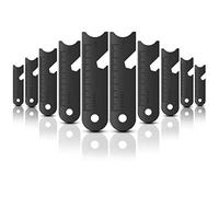Mify Lot de 10 grattoirs à silex pour extérieur, camping, randonnée, chasse, survie d'urgence sans tige en magnésium