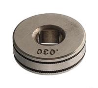 Mig Ensemble de rouleau d'entraînement de fil de soudeur avec rainure moletée pour kit électrique Chicago compatible avec fil de 0,030 à 0,035 pouces de diamètre extérieur de 25 mm et 7,45 mm de