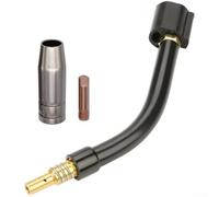 MIG Kit de consommables pour torche de soudage MB14 MB15 pour col de cygne - Embout de contact en cuivre pour diffuseur de gaz