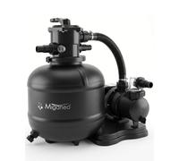 Miganeo Filtre à Sable Dynamic 8000 Pro - Noir | 8000 l/h | Système de filtration pour piscines | Chaudière 370 mm | auto-suceur