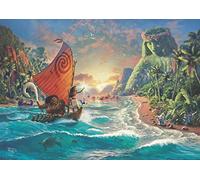 MIGHTYPRINT Disney - Vaiana - Décoration murale durable 61 x 17 cm - Non fabriqué en papier - Collection sous licence officielle