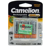 4x Camelion Piles AA 2500mAh Ni-MH Avec Boîtier De Rangement