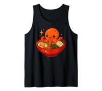 Mignon Bol De Nouilles Ramen avec Pieuvre Kawaii Débardeur