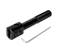 MIGUBIGU 1 PCS Crochetage Serrure Professionnel, Arrache Cylindre Serrure | Casse Cylindre Serrure Outil, Extracteur de Cylindre de Serrure avec Poignée Détachable pour Cylindres Profilés