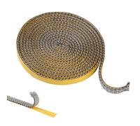 MIGUBIGU 1pcs Joint Insert Cheminée 3 mm x 10 mm x 2.5 m Joint Poele a Bois | Joint en Fibre de Verre Résistante 600°, Joint Réfractaire pour Poele a Bois, Cheminée, Chaleur