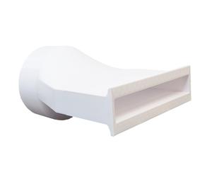 Mihimo AirConnect Embout de Raccord pour Climatiseur Mobile FI130 130mm Blanc