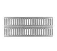Mihimo Design Grille de Caniveau 2m Acier Galvanisé A15