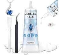 Miioto Colle Bijoux Extra Forte, Rhinestone Glue pour Pierres Précieuses | Imperméable,Jewelry Glue pour Bagues,Perles,Boucles D’oreilles,Bracelets,Colliers,Textile,Diamond Painting,Loisirs Créatifs
