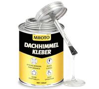 Miioto Colle pour Ciel de Toit, Colle Neoprene Extra Forte, colle Ciel de toit Voiture, Adapté aux Toits, Intérieurs et Sièges, Durcissement Rapide, 120ml