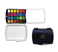 Mijello Gold Class Mission Lot de 3 godets d'aquarelle 12, 24, 48 couleurs, 3 types (MPW-1224)