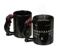 MIJOMA Tasse à café Gamer avec poignée de manette - Tasse à café - Tasse à thé en céramique - Capacité : 300 ml - Pour boissons chaudes et froides - Avec effet thermique (Power Up)