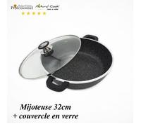 Mijoteuse - 32cm - 100% antiadhésif - Fonte d’aluminium - Compatible tous feux