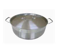 Mijoteuse Inox 36 cm, Couvercle Inclus, Compatible Induction, BAUMALU