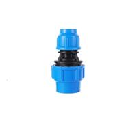 MiJunHD Raccord droit réducteur de tuyau en polyéthylène, 32 mm à 20 mm, raccord rapide en plastique pour arrosage de jardin et agriculture (1 pièce)
