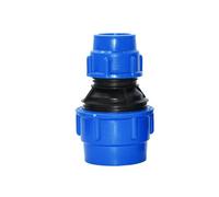 MiJunHD Raccord droit réducteur de tuyau en polyéthylène, 63 mm à 40 mm, raccord rapide en plastique pour arrosage de jardin et agriculture (1 pièce)