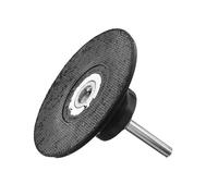 MiJunHD Support de disque de ponçage Roll Lock de 3" - Disque abrasif - Plateau de polissage - Avec tige de 6 mm - Pour outil rotatif, meulage, polissage - 1 pièce
