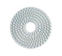 MiJunHD Tampon de polissage diamanté 250 mm 50 disques abrasifs pour ponceuse et polisseuse pour granit, marbre, béton et pierre, crochet (1 pièce)