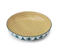Mikasa Bol en grès avec motif feuilles vertes 21 cm