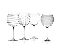 Mikasa Cheers 5159316 Lot de 4 Verres Ballon à gin en Cristal - Argenté