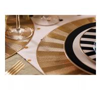 MIKASA Set de table rond Or 4pcs
