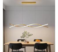Mikeru Lampada a sospensione dimmerabile, 120 cm, lampadario Dining con 3 temperature di colore (luce bianca calda 3000 K, luce neutra, 4500 K, luce bianca fredda) e funzione memoria per soggiorno